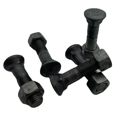 OEM ODM 12,9 van het de Boutengraafwerktuig van het Bulldozerspoor de Kleur van Track Parts Black